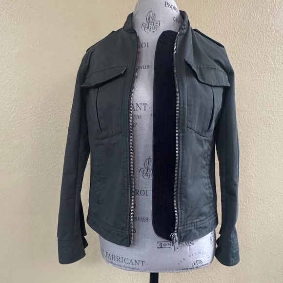 ZADIG & VOLTAIRE “Kavy”
Embellished Skull Military Jacket Extra Small New! - Picture 10 of 15